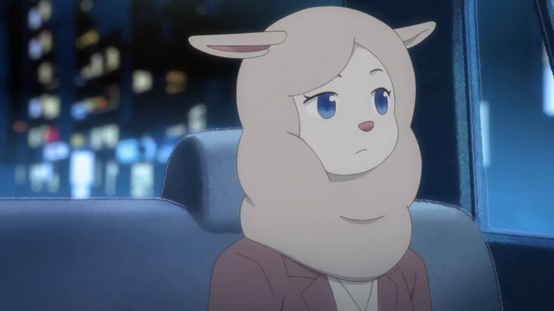 Odd Taxi Anime Wallpaper - Main Character Walrus In Taxi Wallpaper