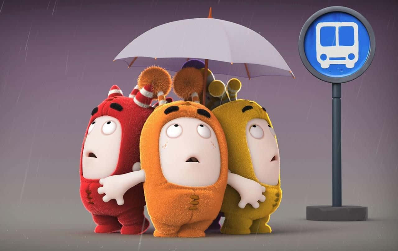 Lovable, Colorful and Hilarious - The Oddbods Wallpaper