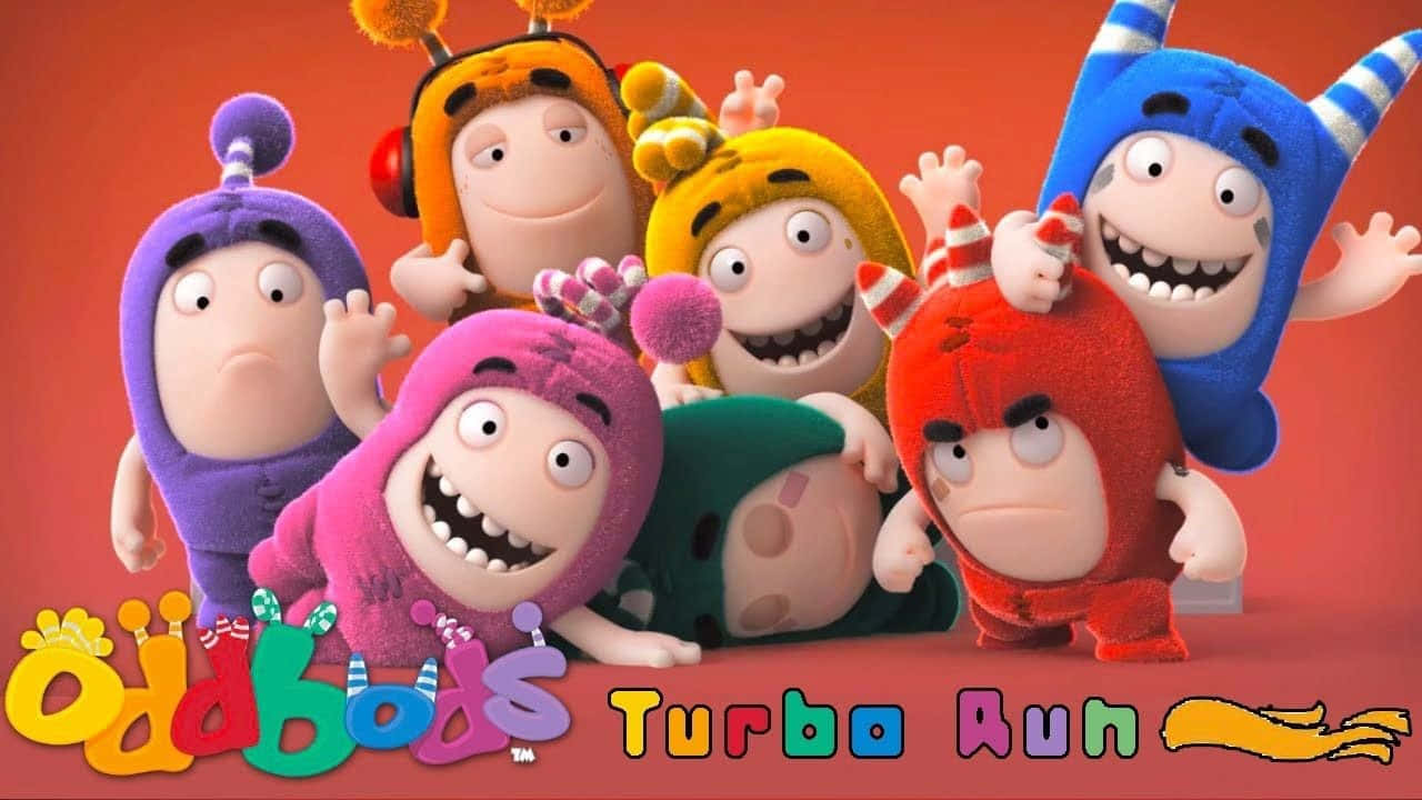 Join the Oddbods in their Fun and Funny Adventures Wallpaper