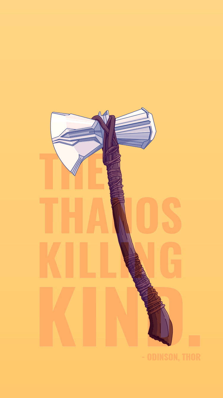 Odinson Thor Stormbreaker Quote Background