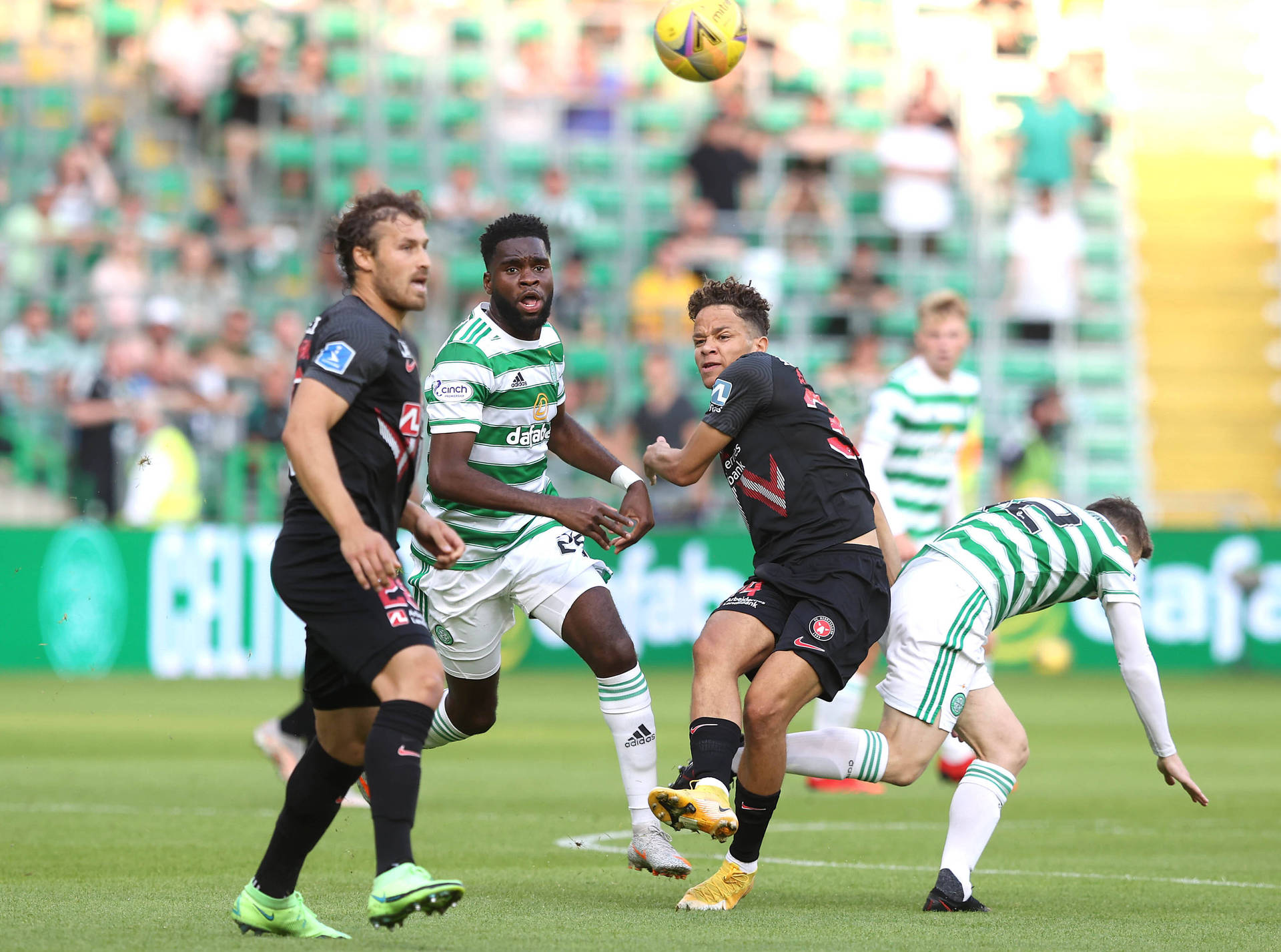 Odsonne Edouard chasing the ball in action Wallpaper
