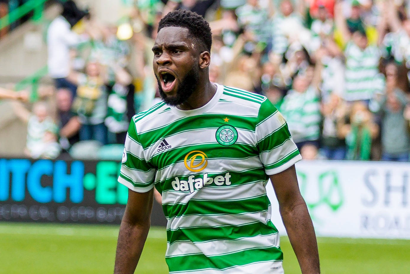 Odsonne Edouard Yelling With Distressed Expression Wallpaper