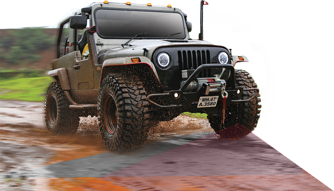 Download Off Road Adventure Thar Jeep | Wallpapers.com