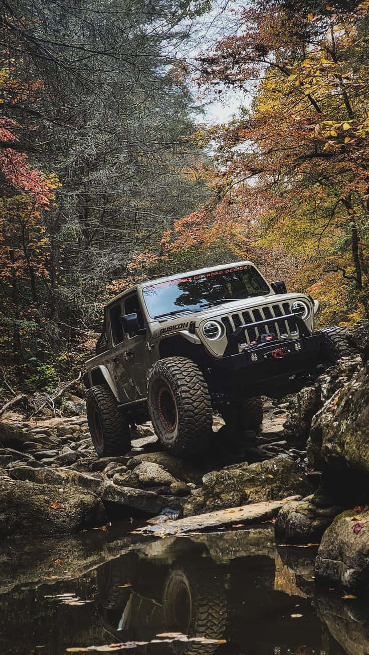 Off-Road Adventure with a Rugged 4x4 Vehicle Wallpaper