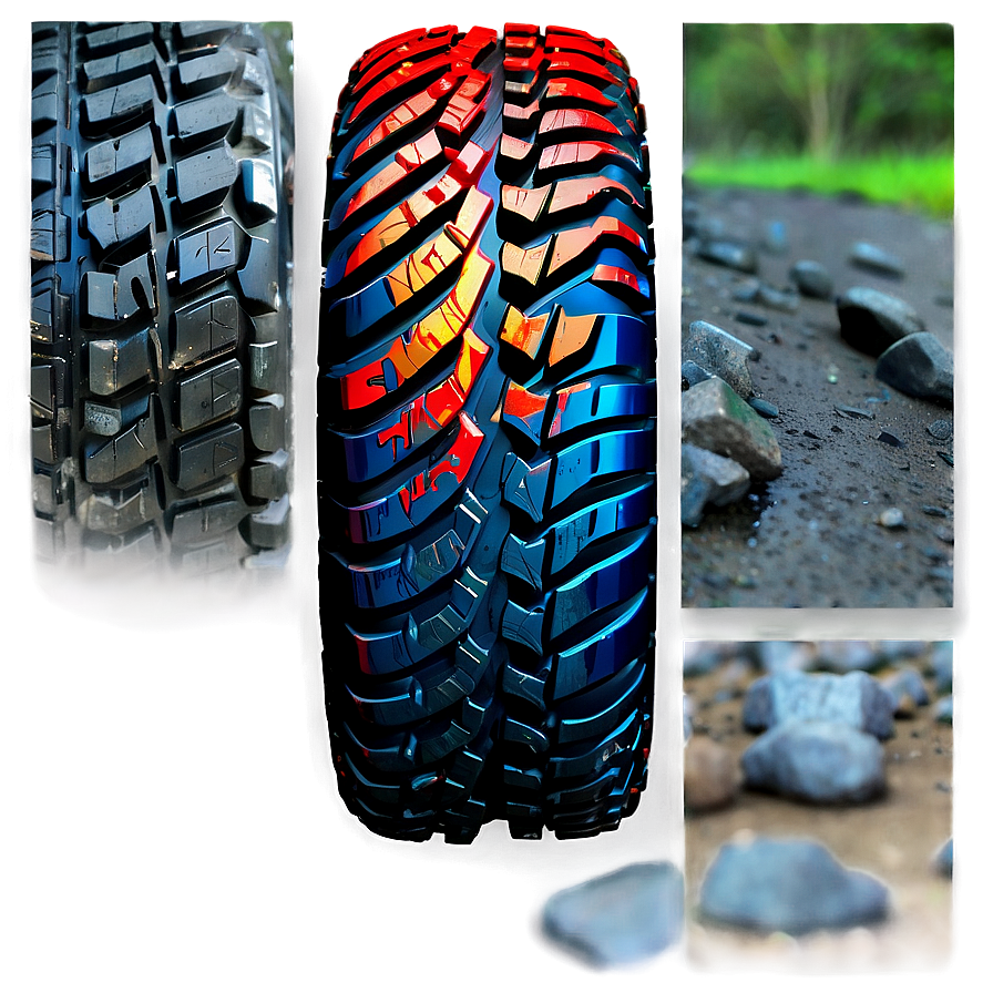 Off-road Tire Tracks Png Oxj39 PNG