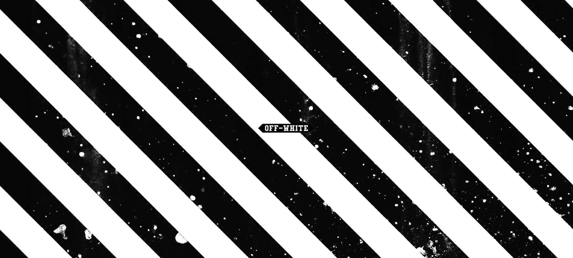 A Black And White Striped Background With A White Arrow Wallpaper