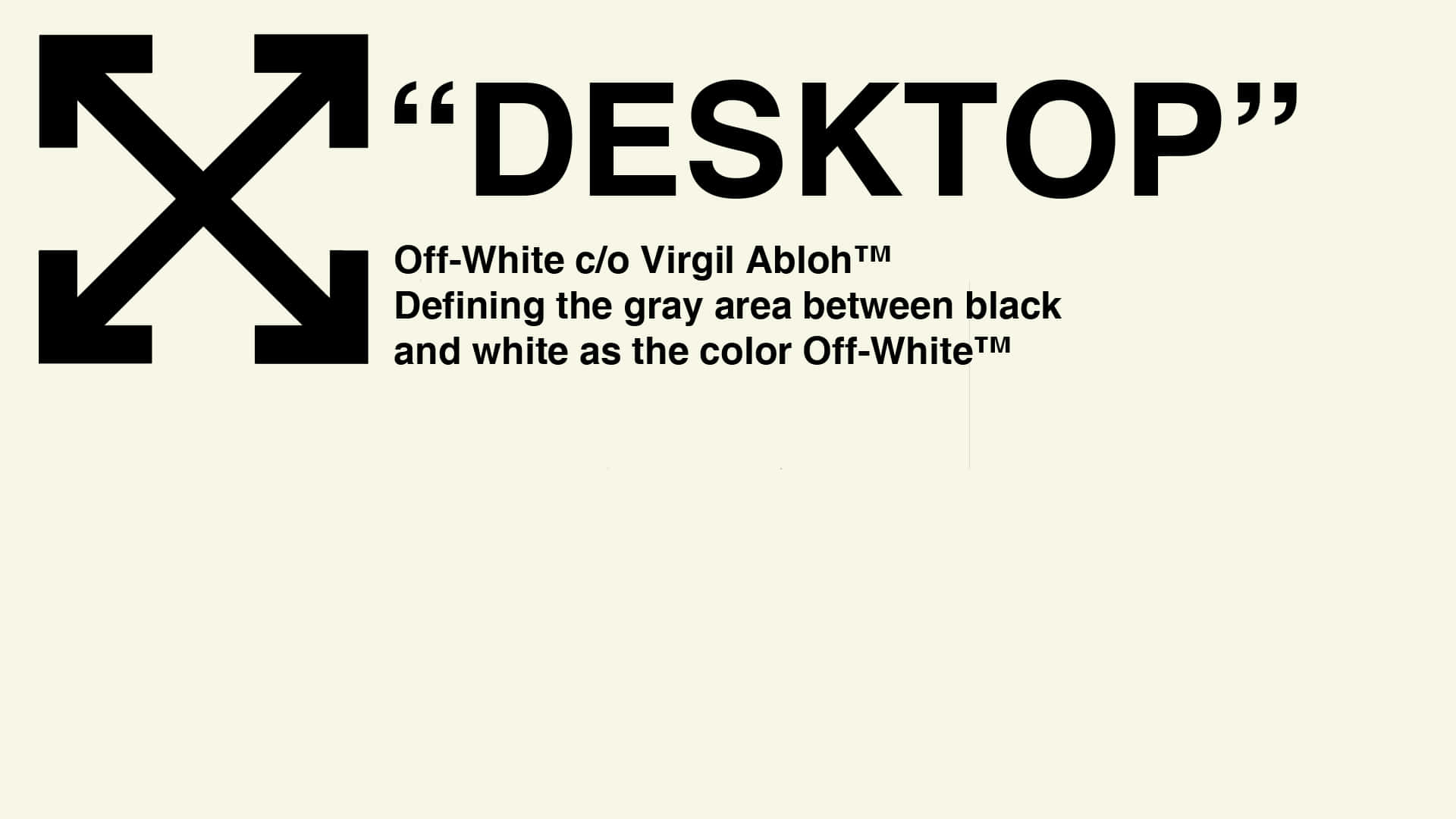 A Minimalist Off White Desktop Wallpaper