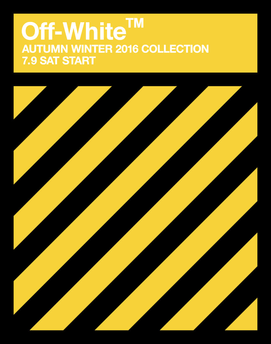 Coleçãooff White Outono 2016. Papel de Parede