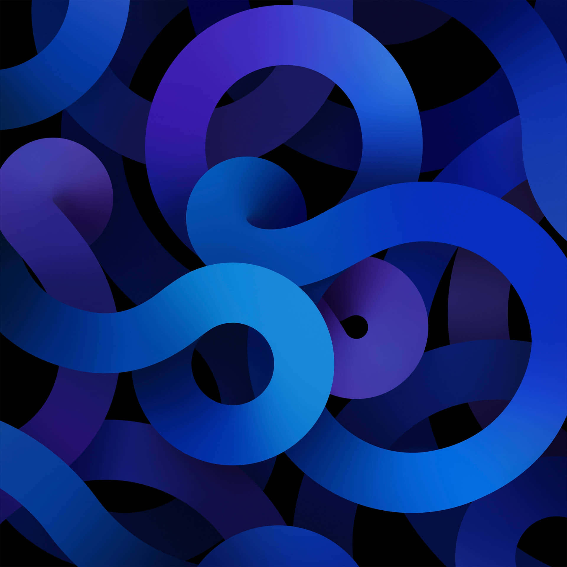 A Blue Abstract Background With A Lot Of Swirls Wallpaper