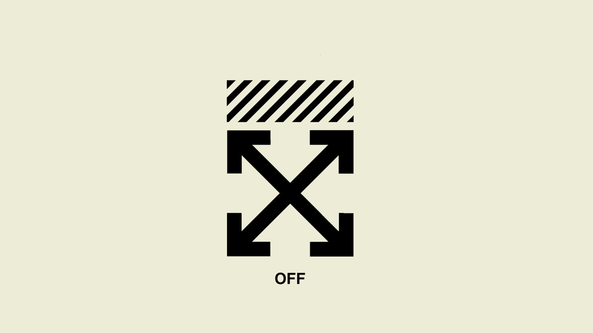 Off White - A Directional Arrow Wallpaper