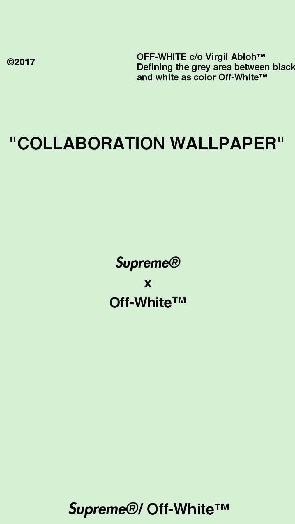 Supreme Collaboration Wallpaper Wallpaper
