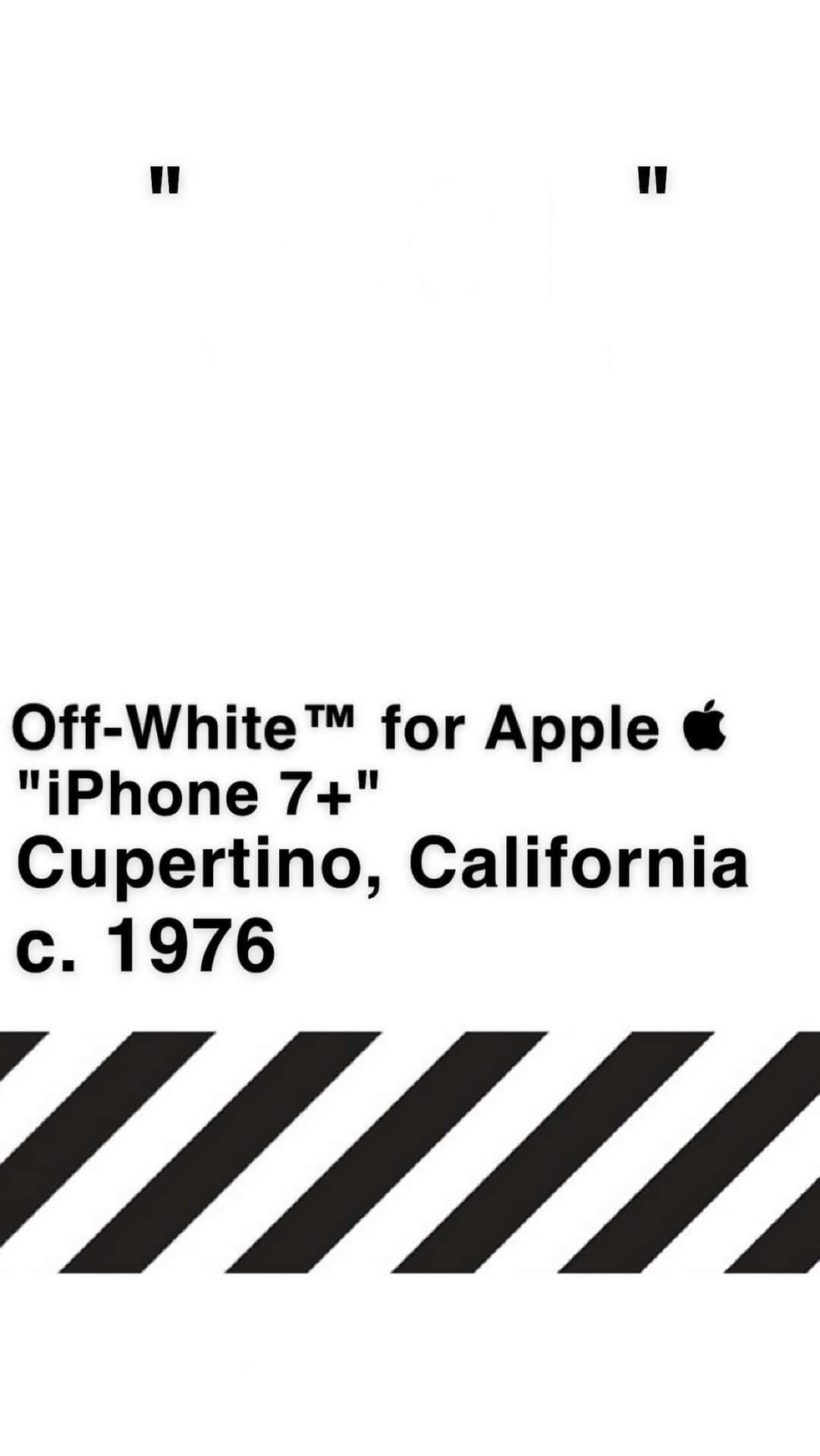 “Be Stylish, Be Trendy with the Off White iPhone 11” Wallpaper