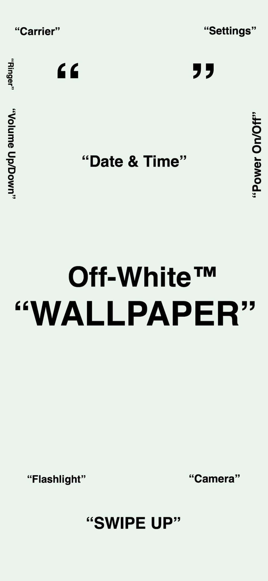 Gråbakgrund Off White Iphone. Wallpaper