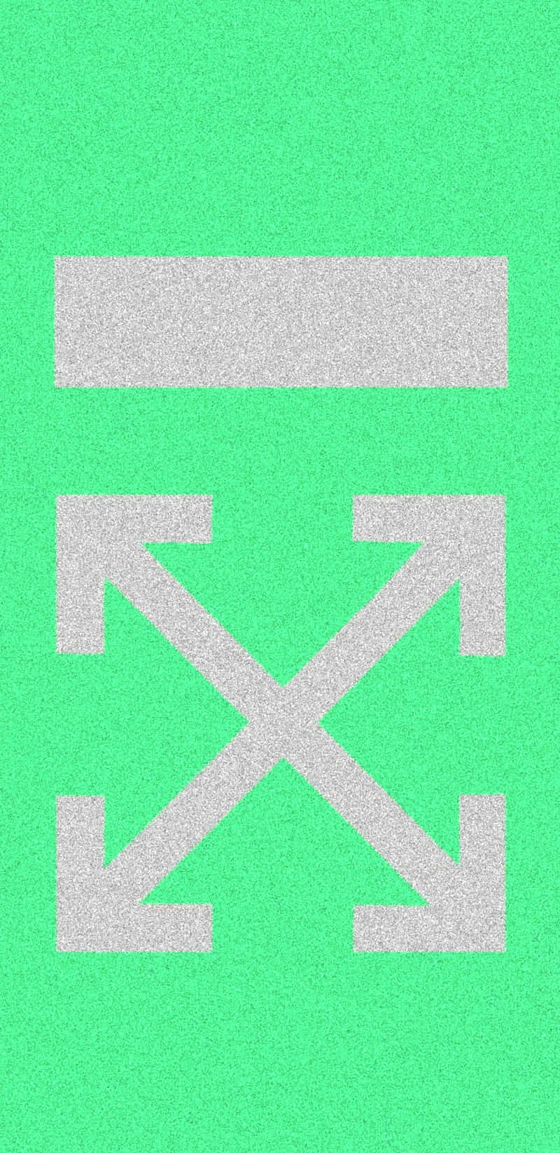 Green And Gray Off White Iphone Wallpaper