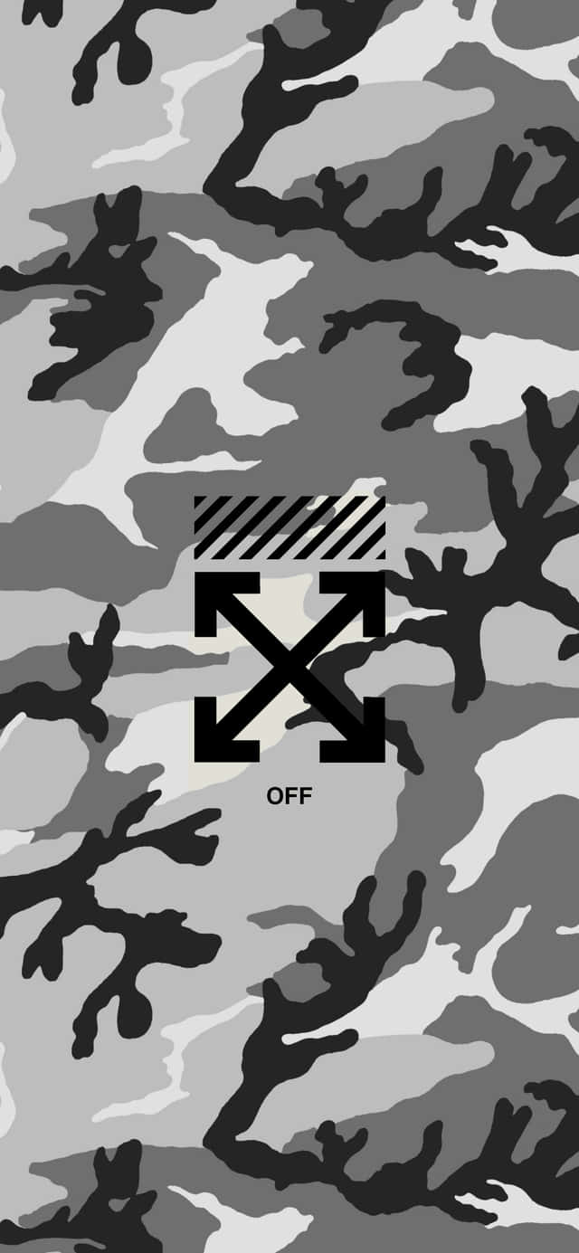 Download Off White Iphone Camouflage Pattern Wallpaper 