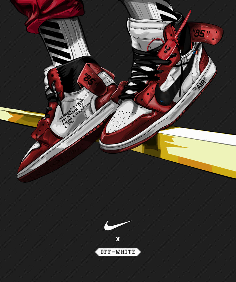 Download Keep it low key with the iconic Off White Jordan 1 Wallpaper   Wallpaperscom