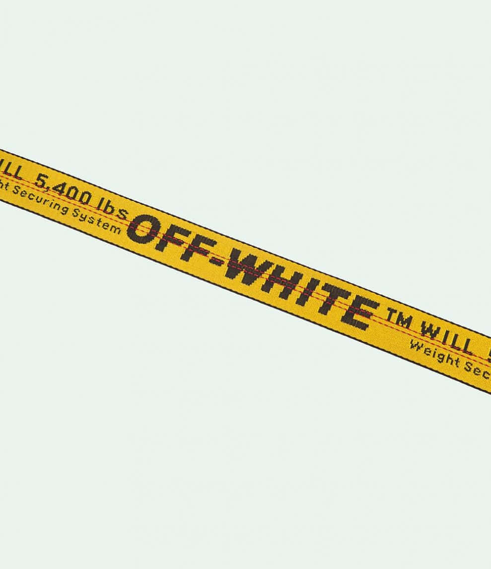 Download Off White Logo Background | Wallpapers.com