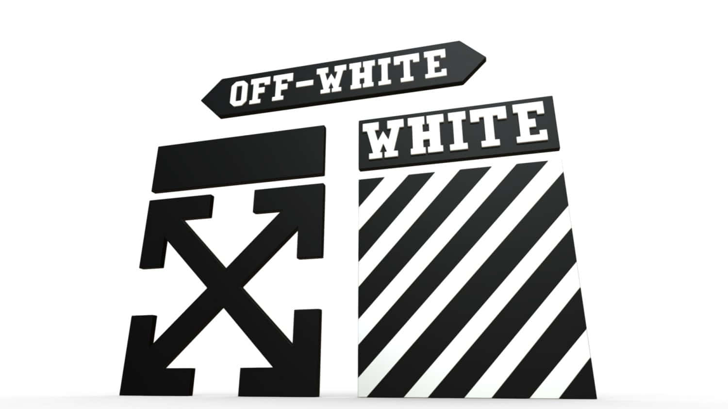 Off White Logo Background