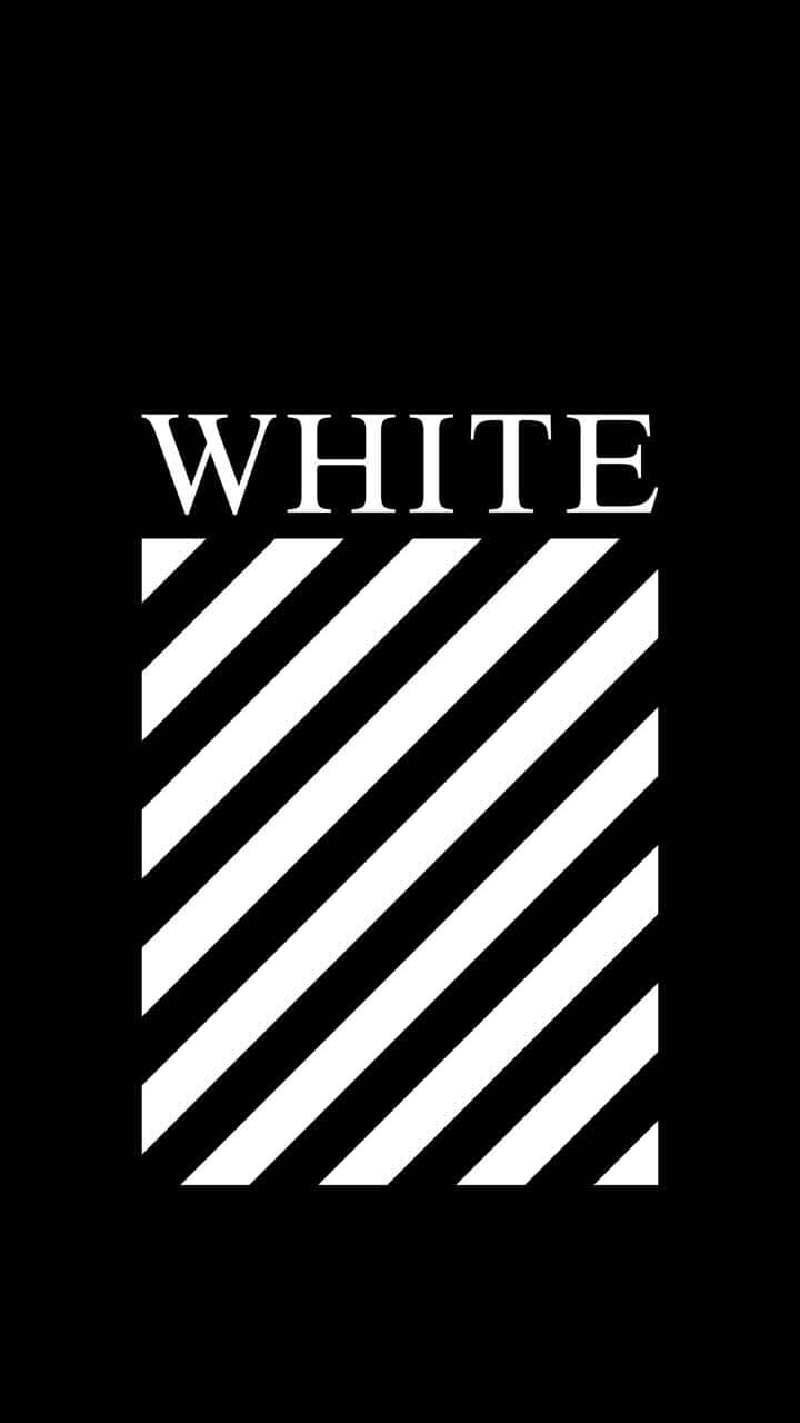 Hintergrundmit Off-white-logo