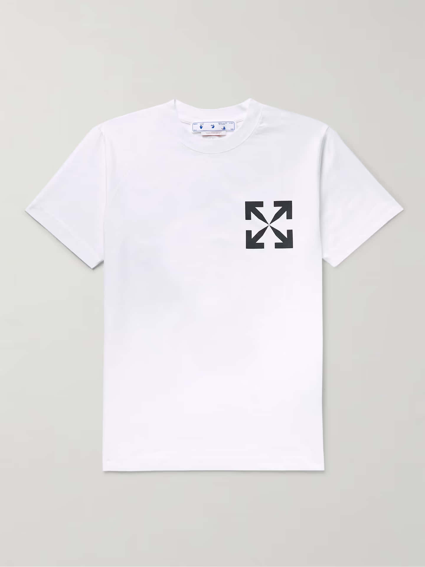 Download Off-white Arrow Cotton T-shirt | Wallpapers.com