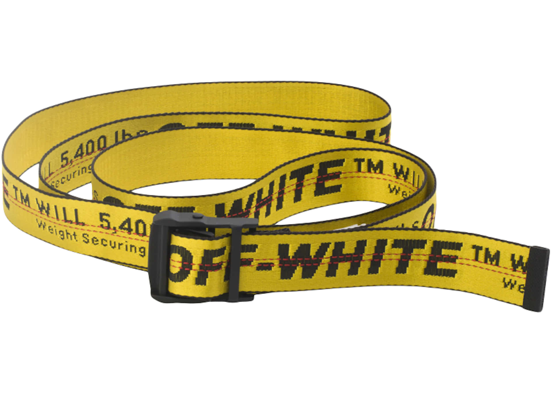 Off White Belt Yellow