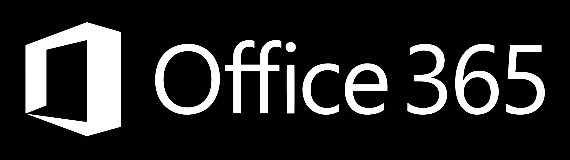 Office 365 Black Logo Wallpaper