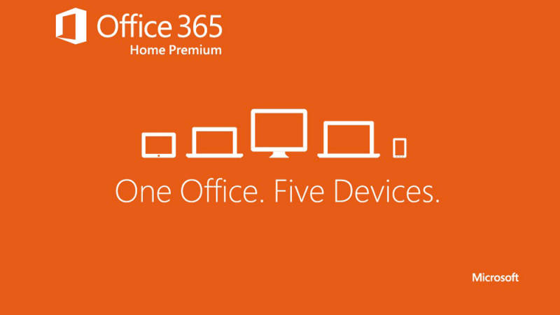 Office 365 Minimalist Orange Wallpaper