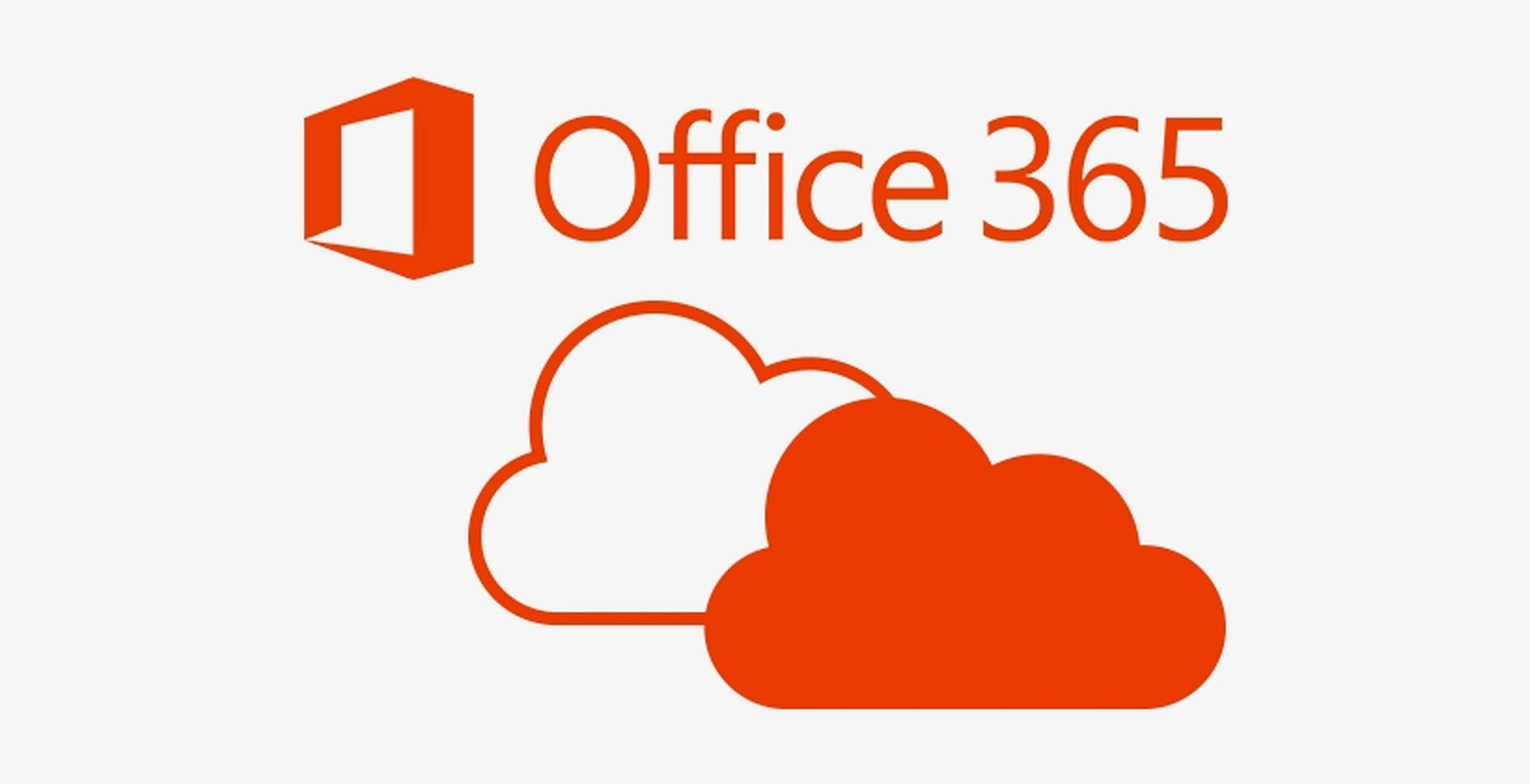 Office 365 Orange Digital Logo Wallpaper