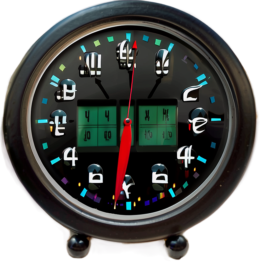 Office Clock Clipart Png 06262024 PNG