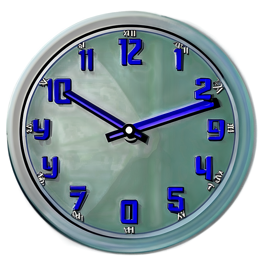 Office Clock Clipart Png 06262024 PNG