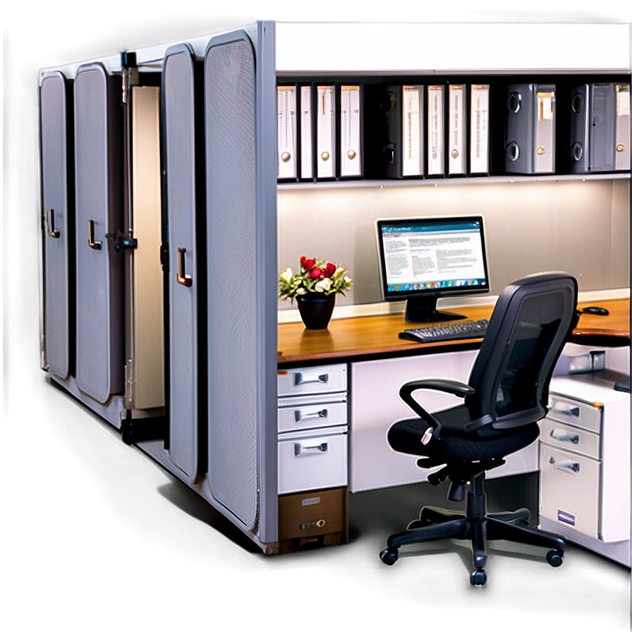 Office Cubicle Organization Png Rme72 PNG