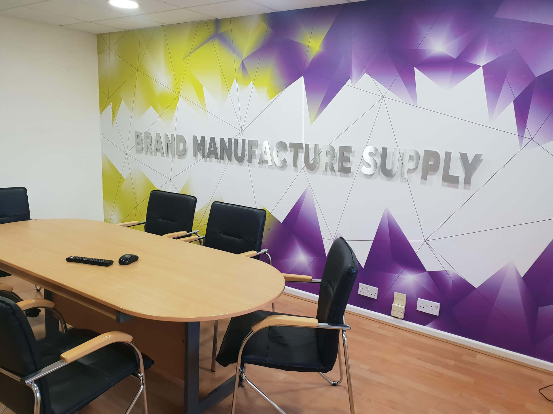 Energize Your Team with Creative Office Decoration Wallpaper