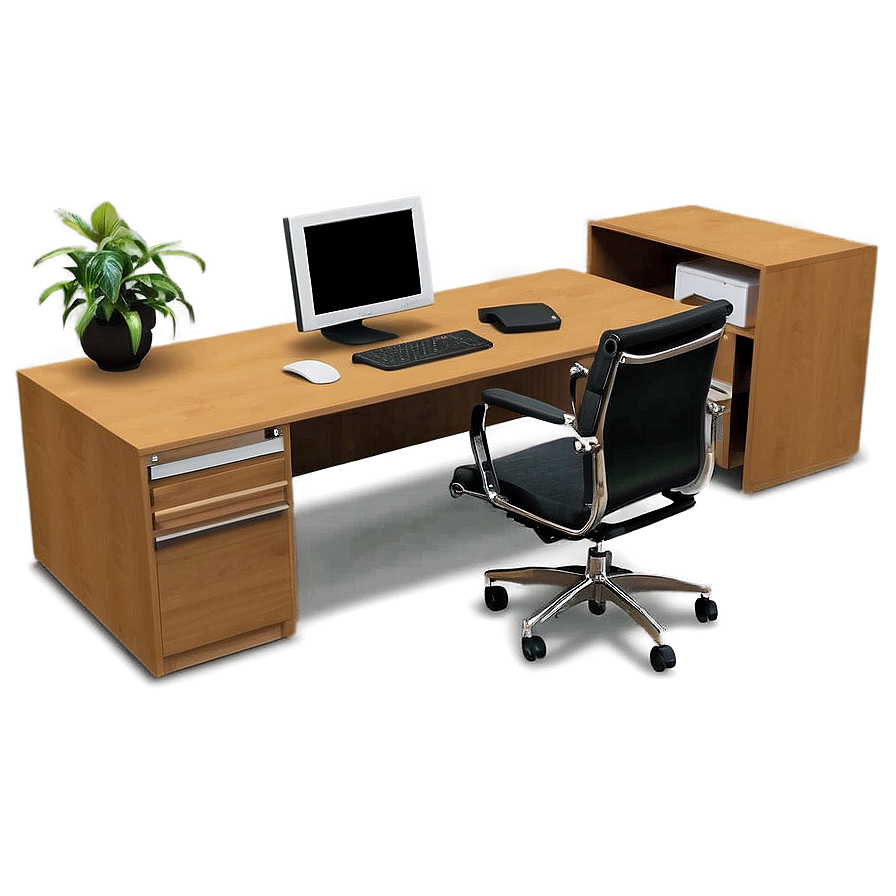 Office Desk Layout Png Fpe55 PNG