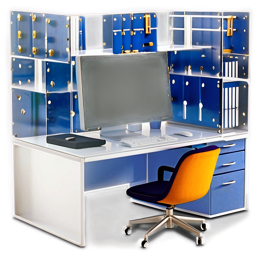 Office Desk Privacy Panel Png 06122024 PNG