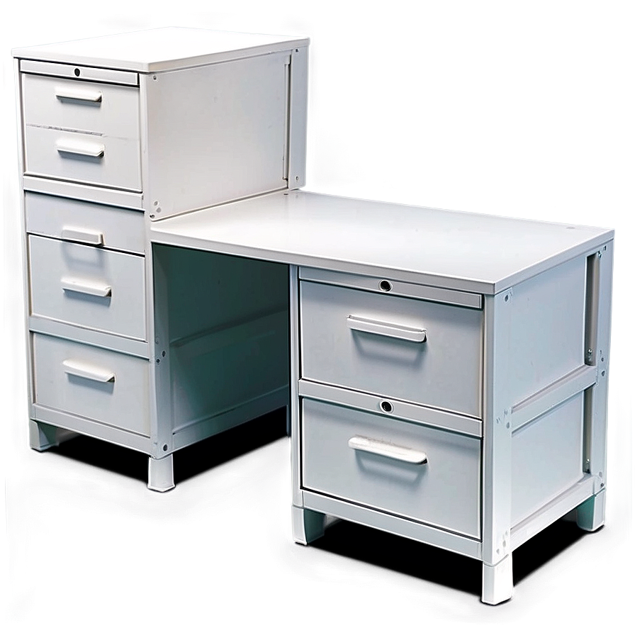 Office Desk With Drawers Png Vkk11 PNG