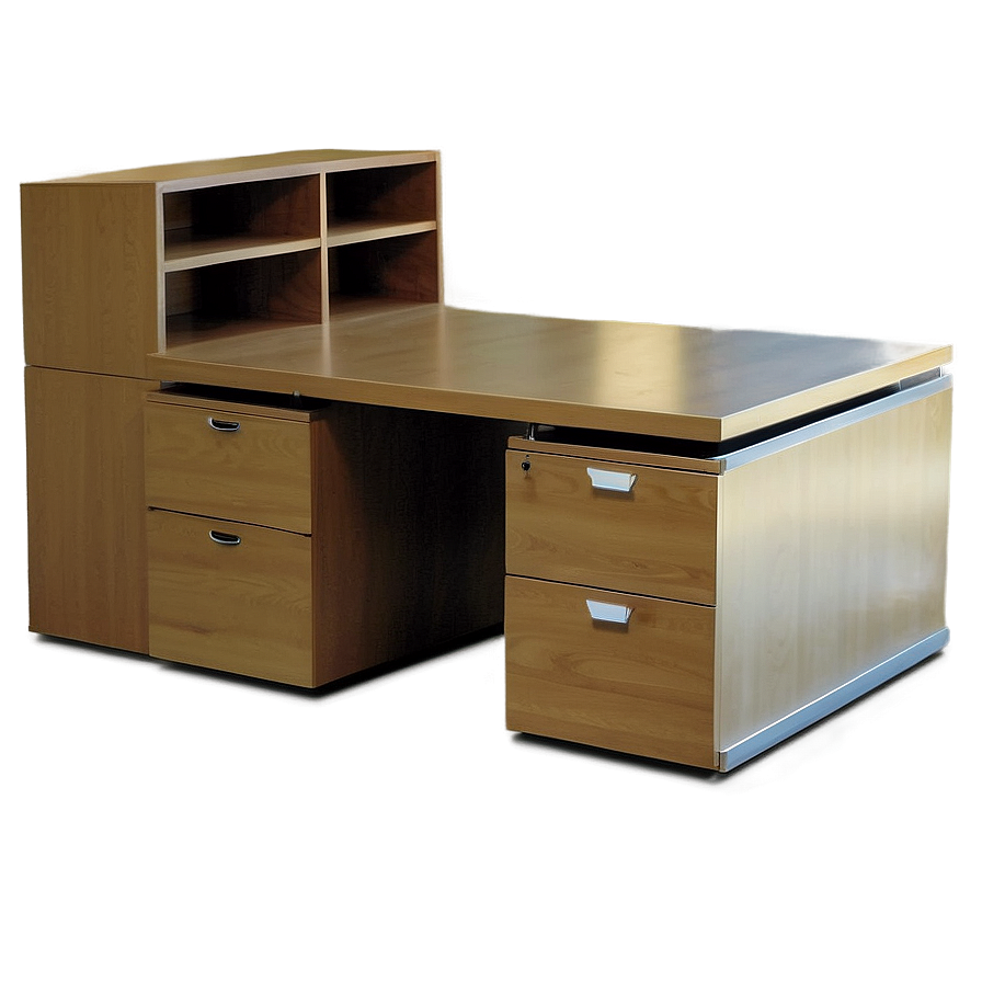 Office Table With Drawers Png 96 PNG