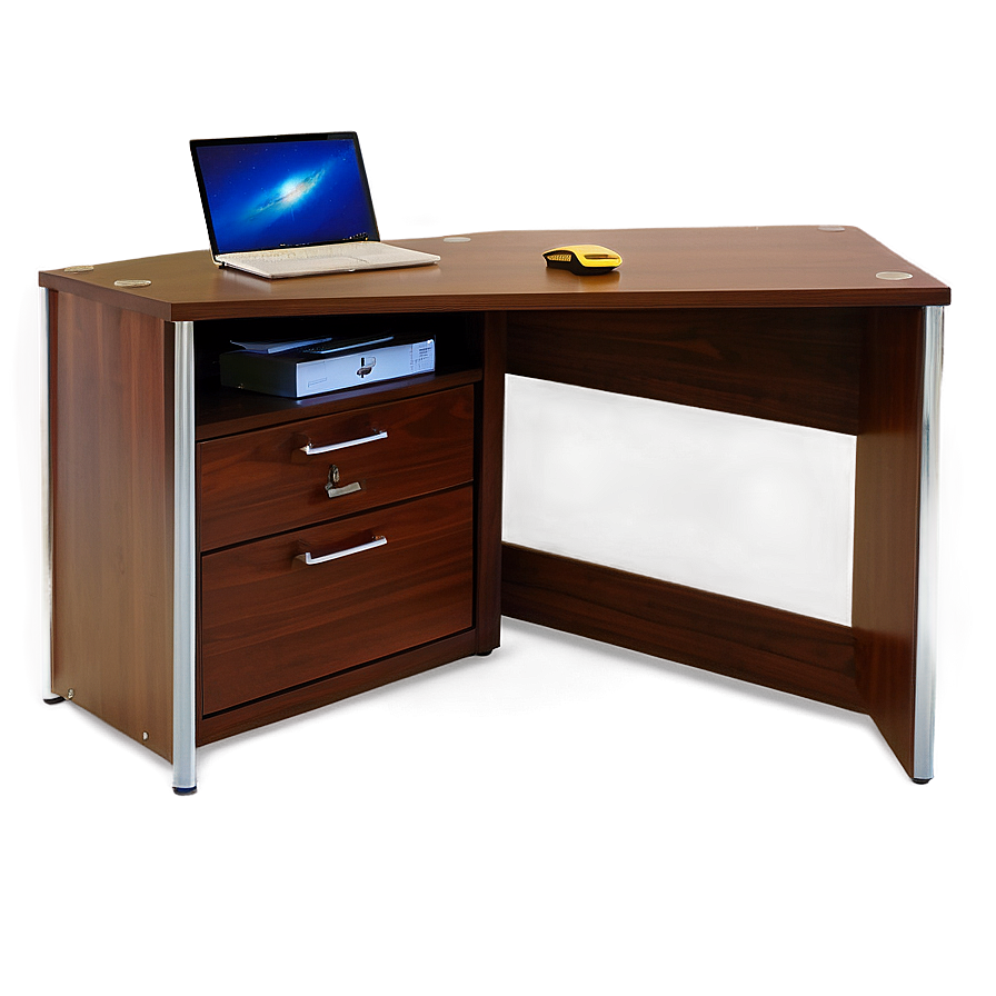 Office Table With Storage Png Hsq98 PNG