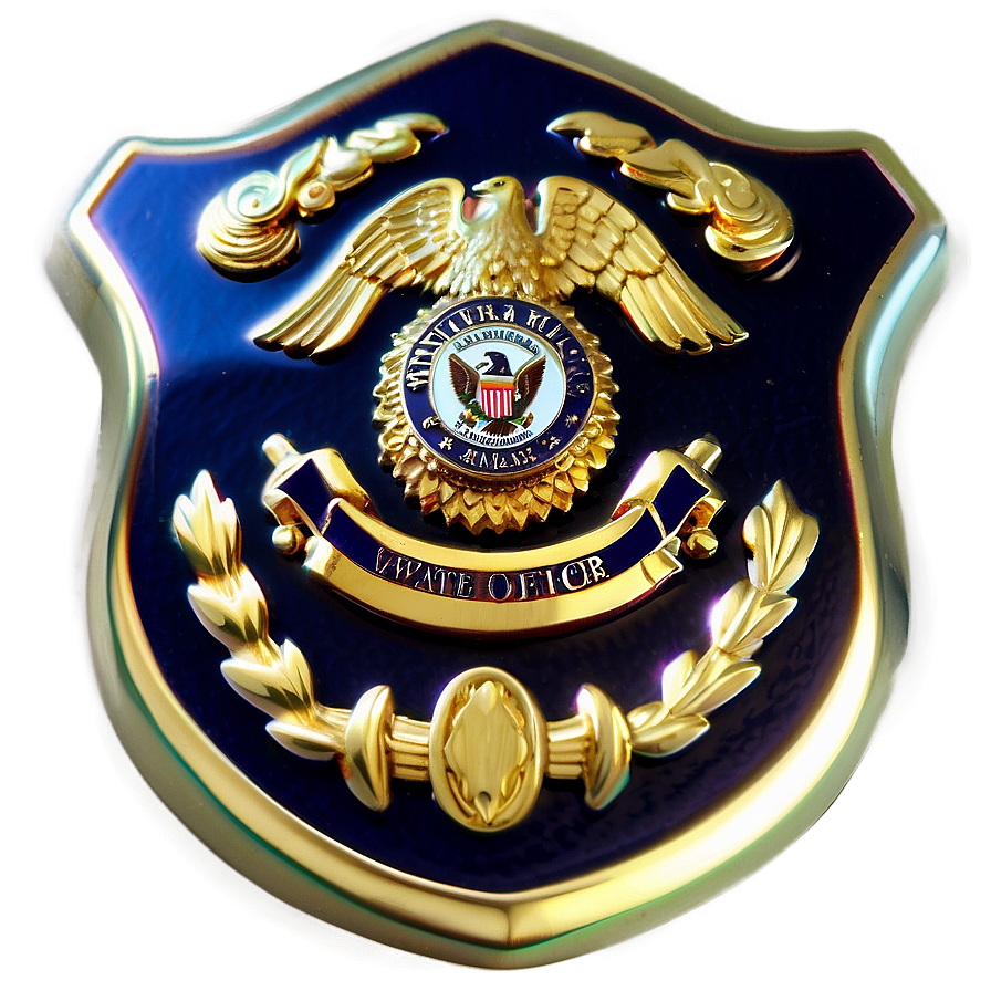 Officer Badge Clipart Png 05252024 PNG