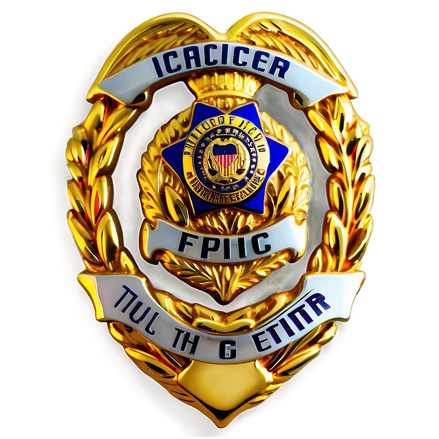 Officer Badge Clipart Png 05252024 PNG