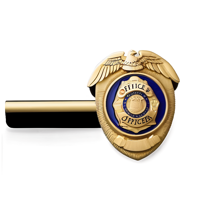 Officer Badge Clipart Png Mde PNG