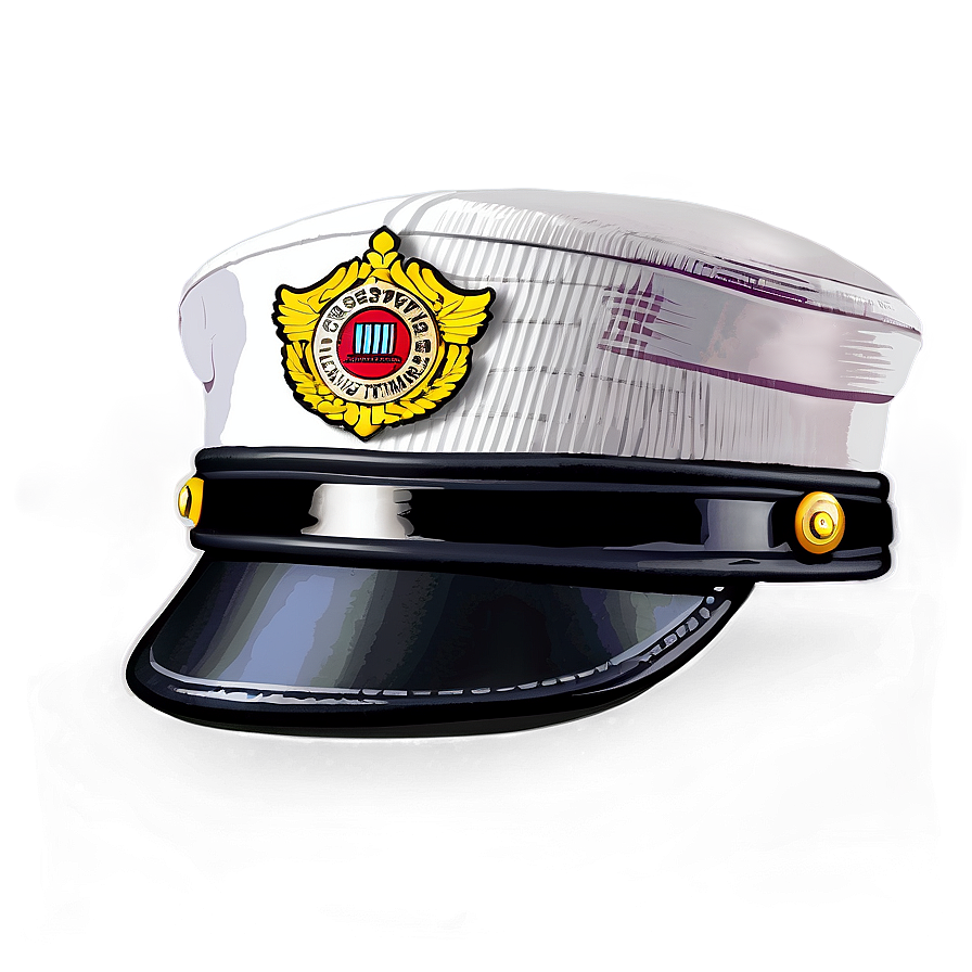 Officer Cap Png 06132024 PNG