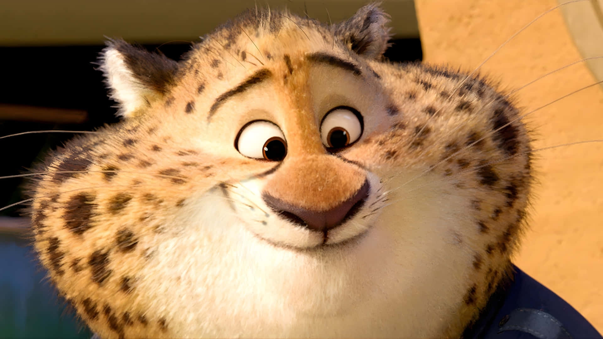 Clawhauser Sonriendo Fondo de pantalla