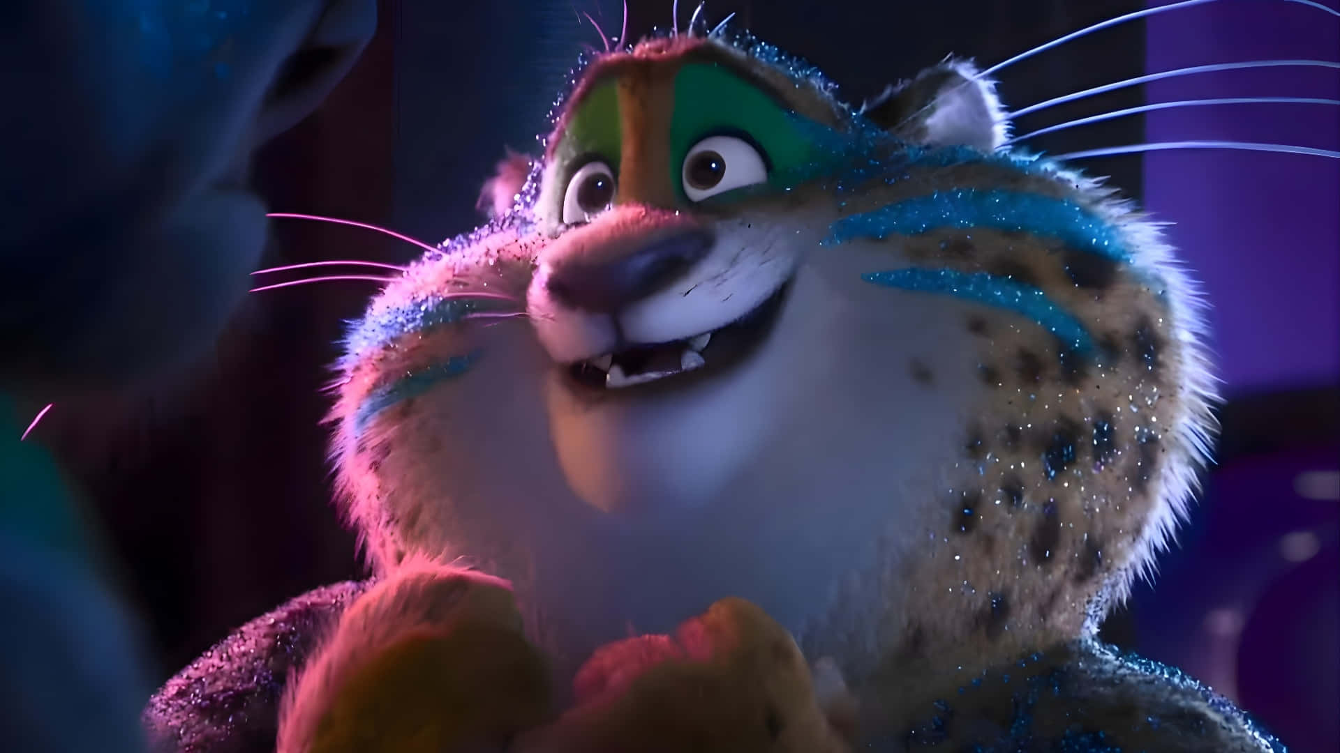 Officer Clawhauser Smiling Brightly Wallpaper