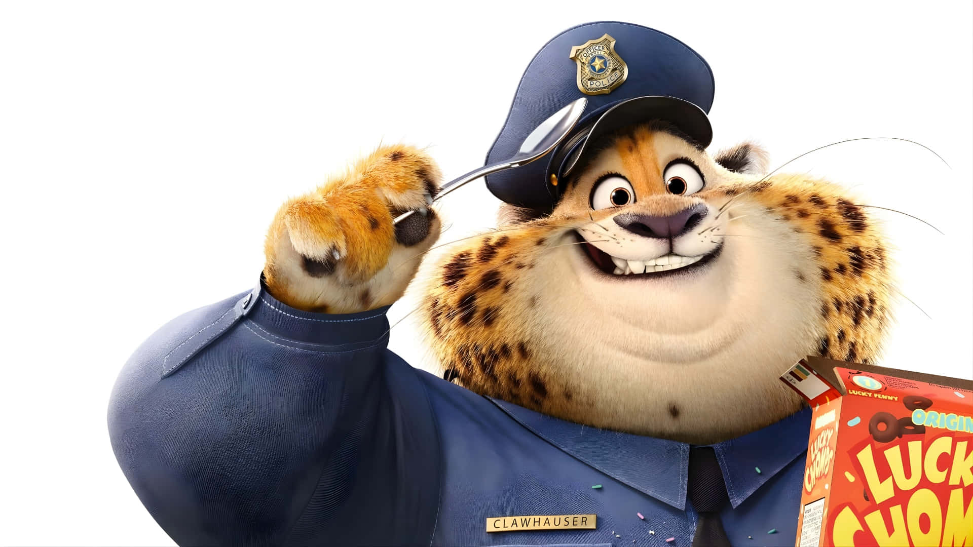 Personaje Clawhauser De Zootopia Fondo de pantalla