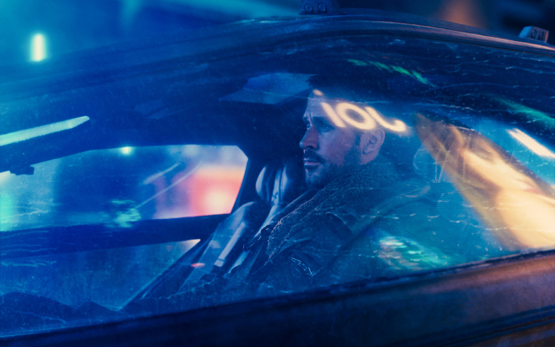 Officer K In Spinner Blade Runner 2049 4k