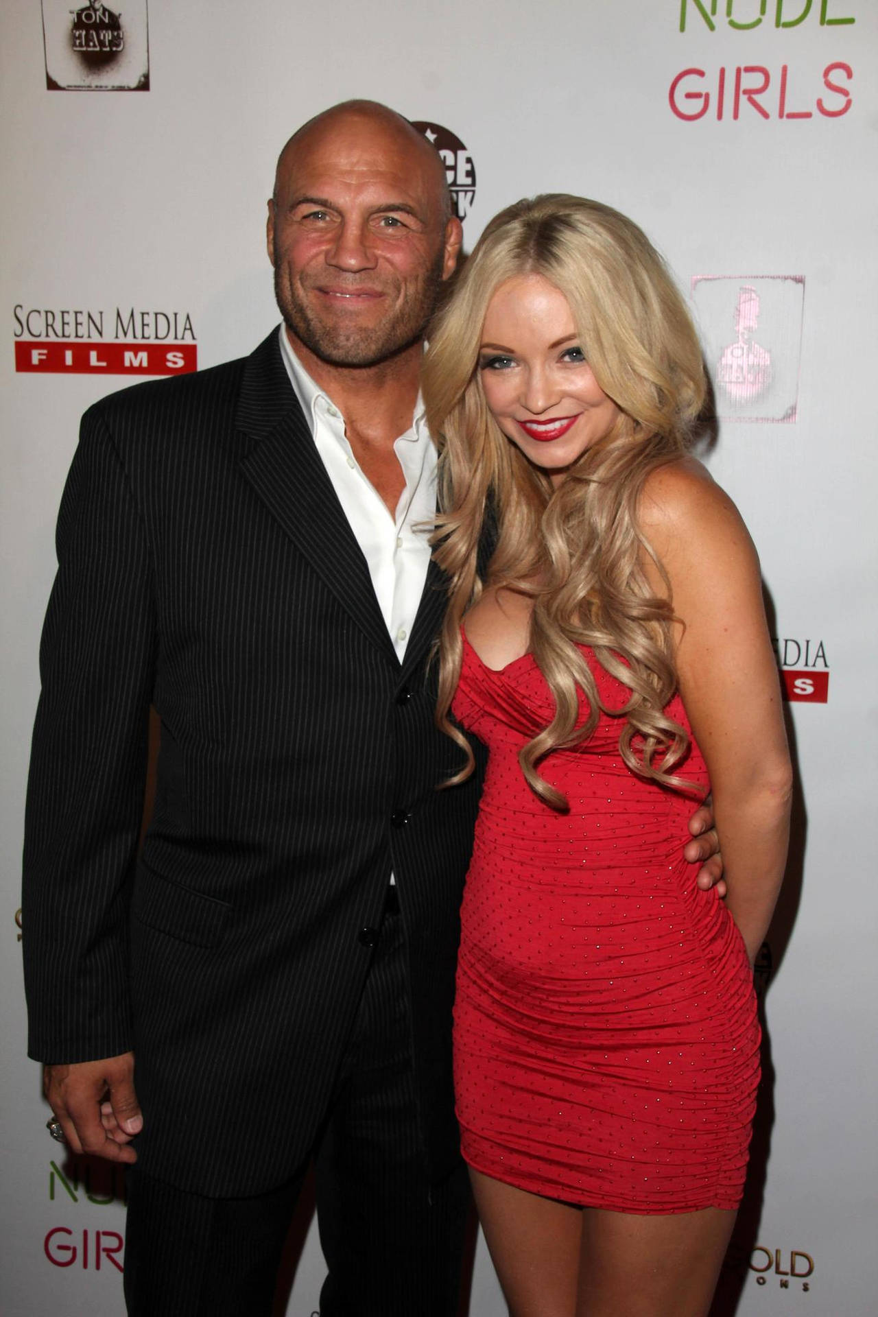 Official Event Randy Couture Mindy Robinson Wallpaper