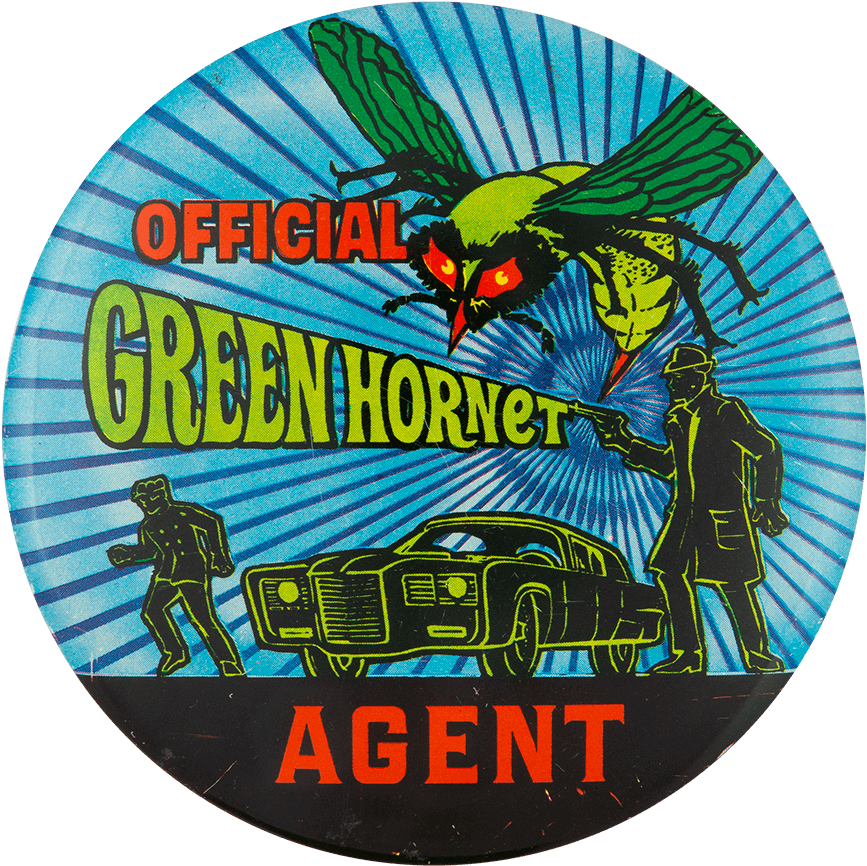 Official Green Hornet Agent Badge PNG