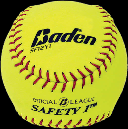 Official League Softball Baden Safety PNG