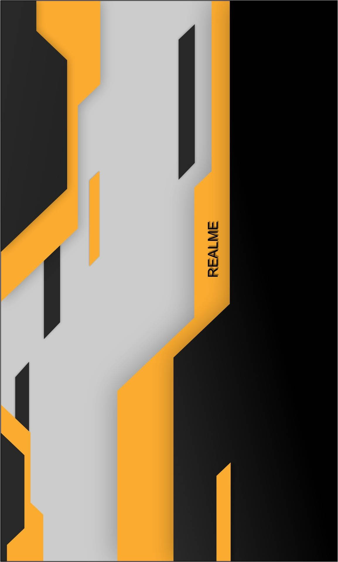Official Logo Of Realme Mobile Company Wallpaper