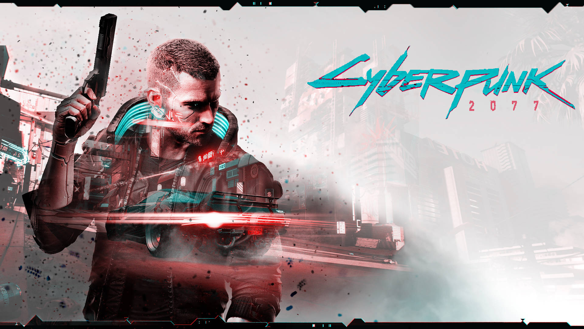 Official Poster For Cyberpunk Desktop Wallpaper
